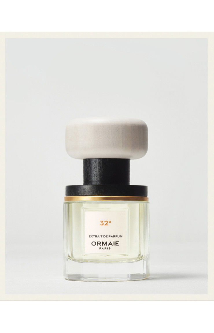 L’extrait de parfum 32° d’Ormaie, la version puissante de 28°, saturée du parfum de l’été.