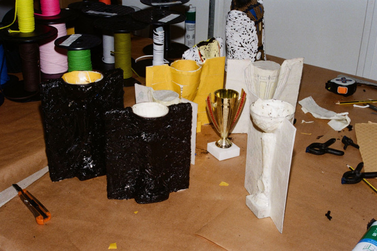 Les coupes des Ideat Design Awards dans l’atelier de Wendy Andreu.