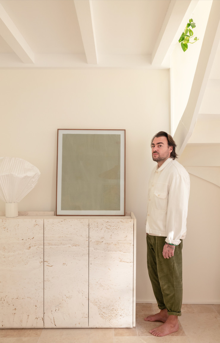 Portrait de Francesco Balzano, dans sa maison de Rambouillet.