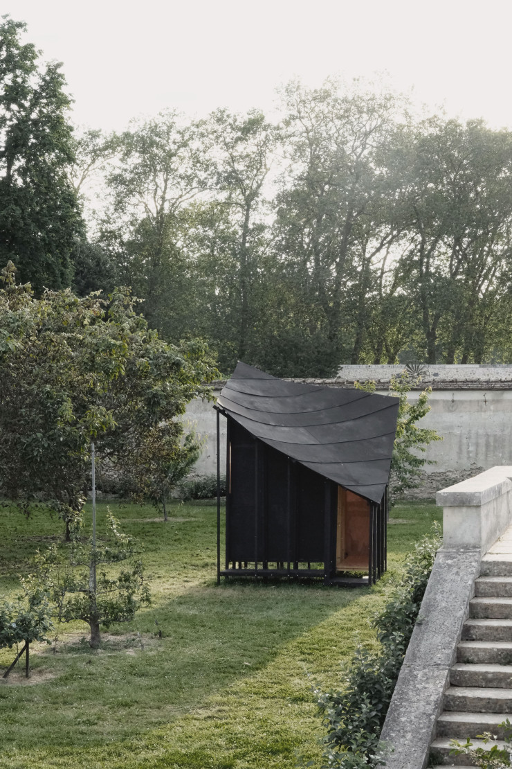 L’un des pavillons, des étudiants de l’ENSA Versailles.