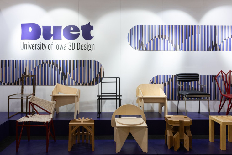 Les collections de chaises du programme University of Iowa 3D Design.
