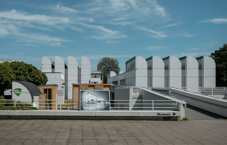 Le Bauhaus-Archiv, musée inauguré en 1979 et dessiné par Walter Gropius, à Berlin.