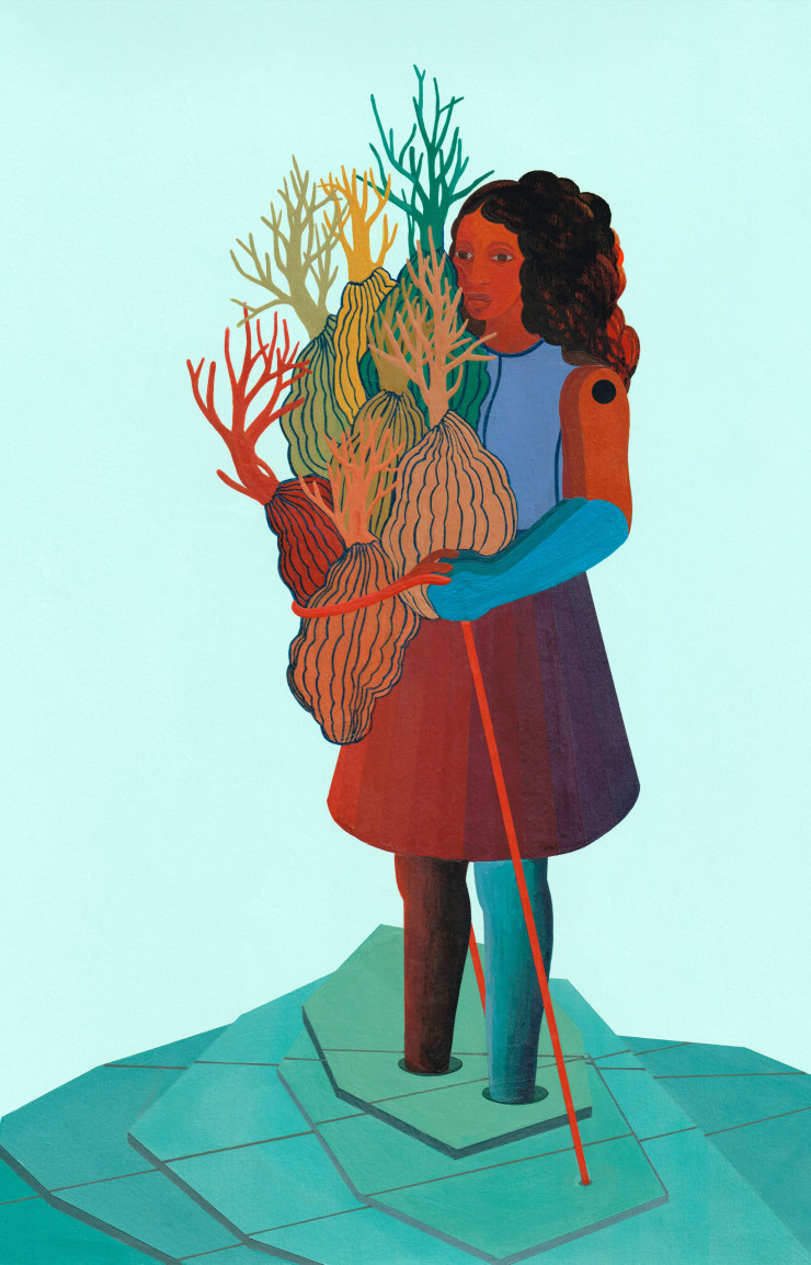 « Social Consequences V : The Harvest », d’Otobong Nkanga (2022). © Collection Wim Waumans, courtesy de l’artiste.