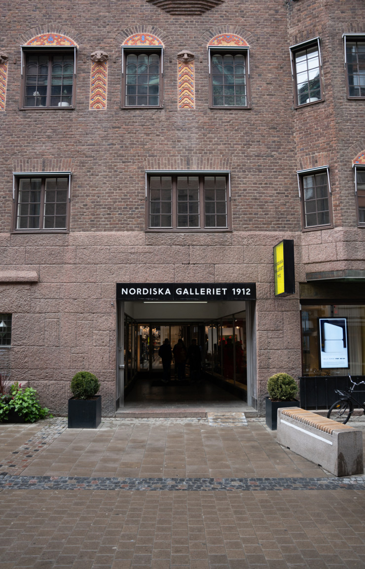 La devanture de Nordiska Galleriet/NO GA.