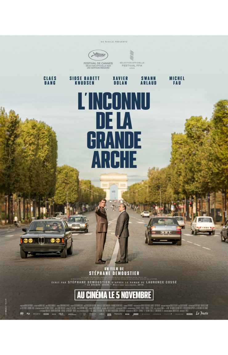 Affiche du film « L’Inconnu de la Grande Arche » de Stéphane Demoustier, en salles le 5 novembre.