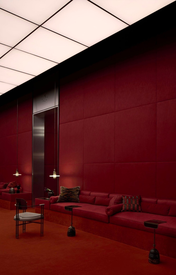 La boutique d’Apparathus a été transformée en « Red Room ».