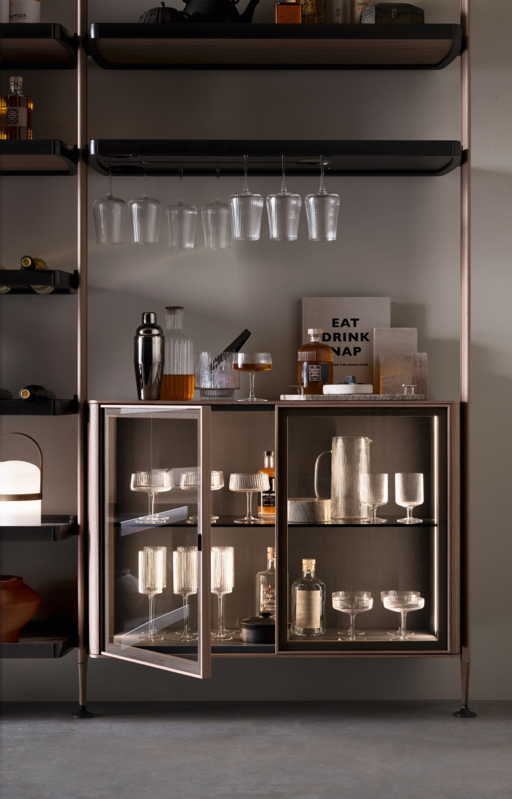La gamme Dedalo de Novamobili s’adapte à différents usages.