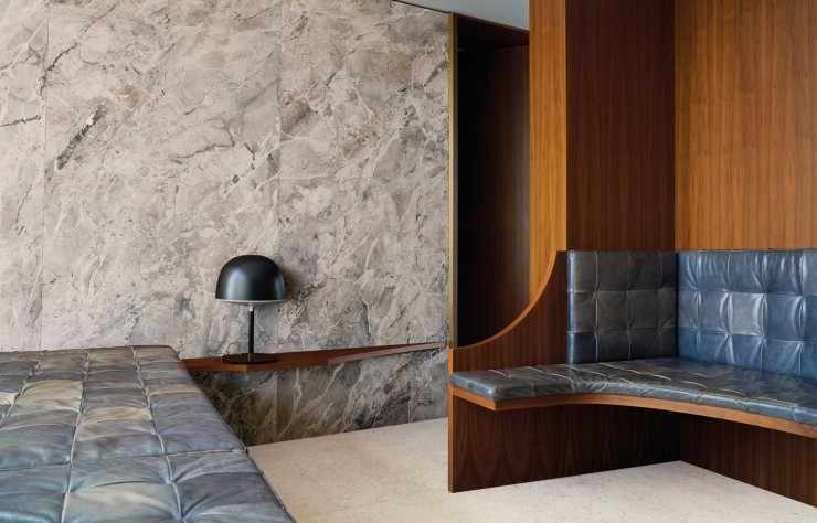 Breccia Blu Maximum et White Aura