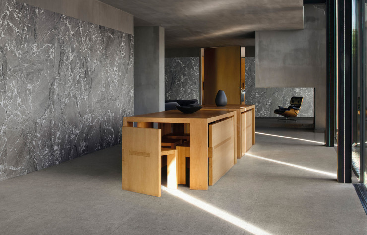 Roche Bleue et Arabescato Grigio