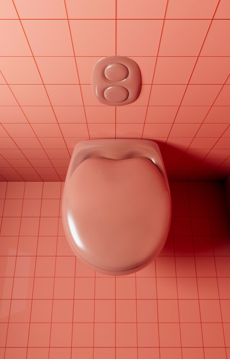 Les toilettes de Gregor Jahner, baptisées &laquo;&nbsp;Queering Bathrooms&nbsp;&raquo;.