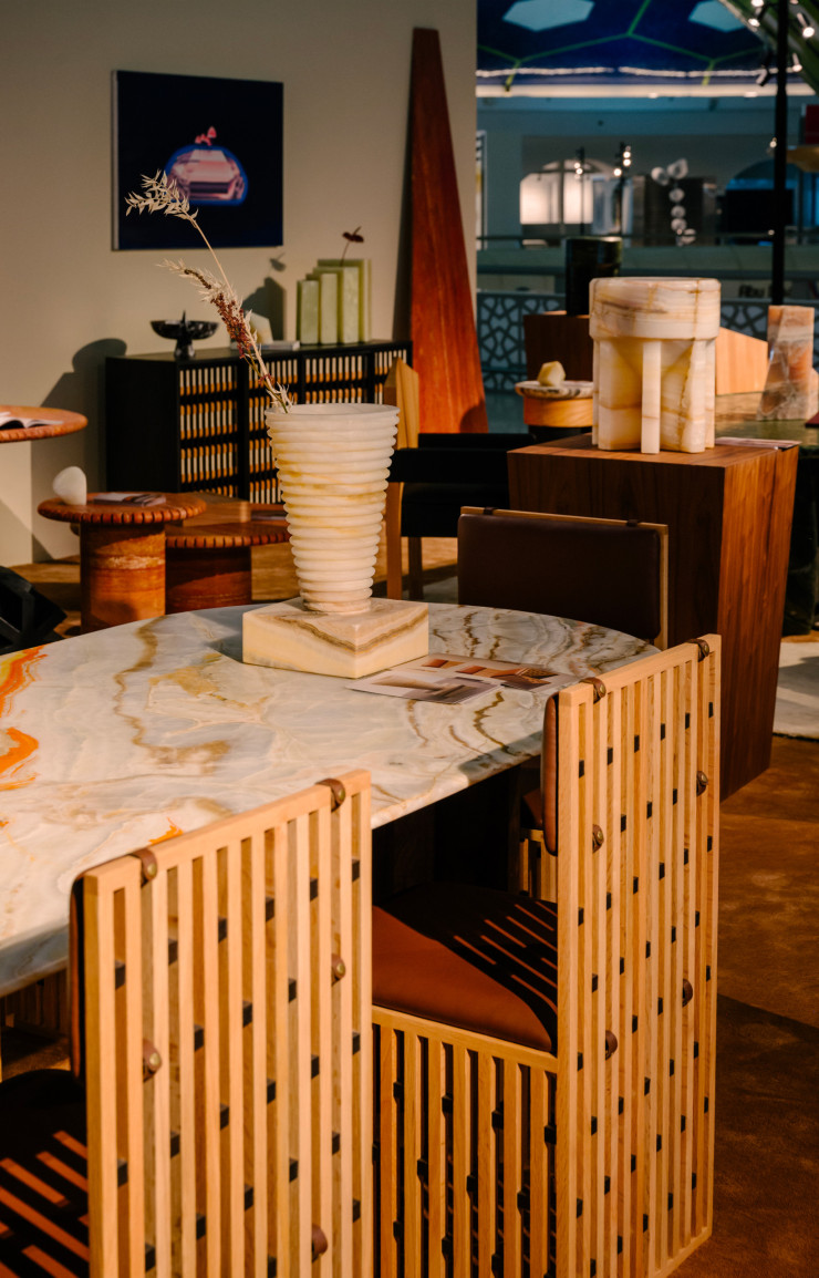 Le stand de Parsa pendant Nomad.