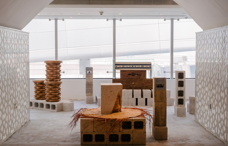 Les lauréats du Concours de la House of Artisans d&rsquo;Abu Dhabi exposés à la foire Nomad.