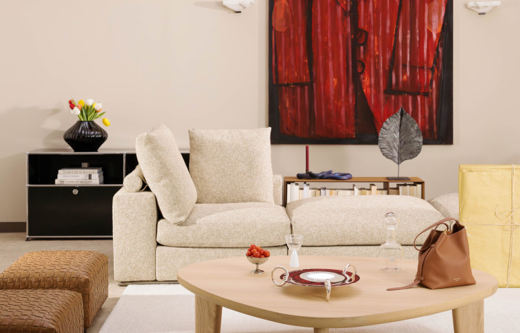 Un Canapé pour la vie. Editorial IDEAT N°176 Mars-Avril 2026À 50 ans, l&rsquo;art de vivre. ©IDEAT