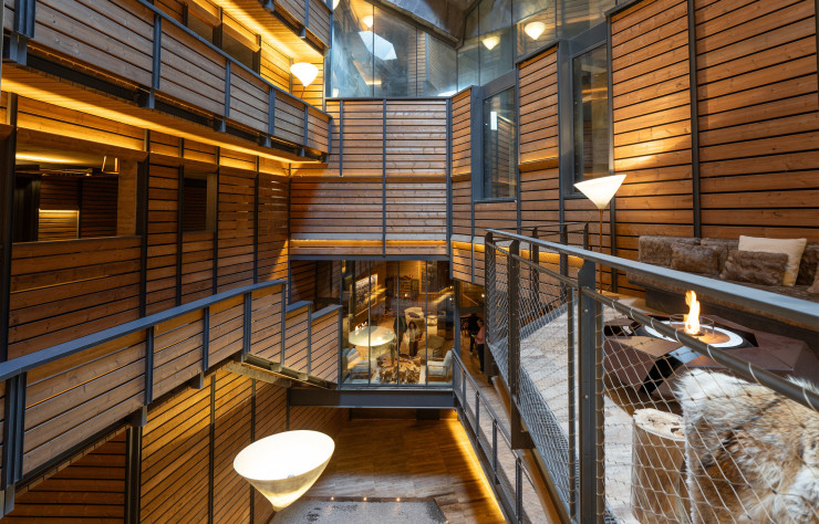 Vue des espaces communs