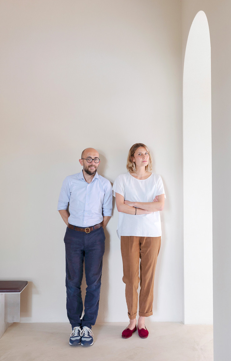 L’architecte Luigi Di Mauro Morandi et l’architecte d’intérieur Alice Frana, fondateurs du studio Concepta.