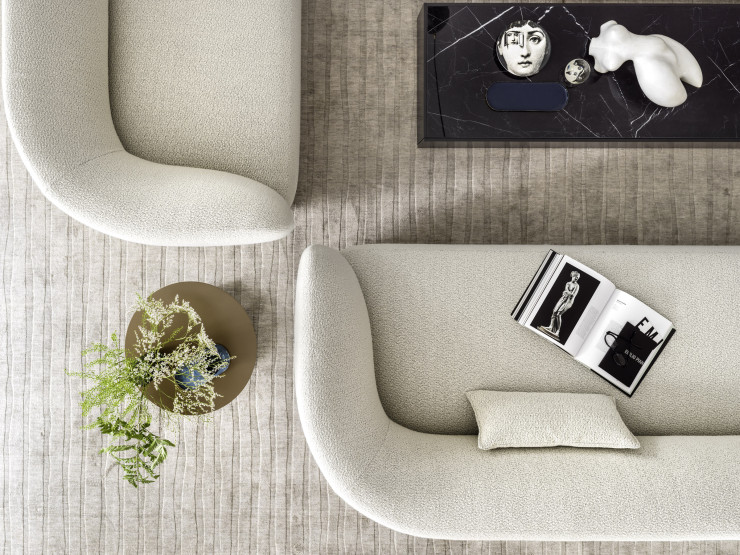 Blossom, de Novamobili, prend au mot la nouvelle obsession du mobilier pour la rondeur, mais en version épurée.