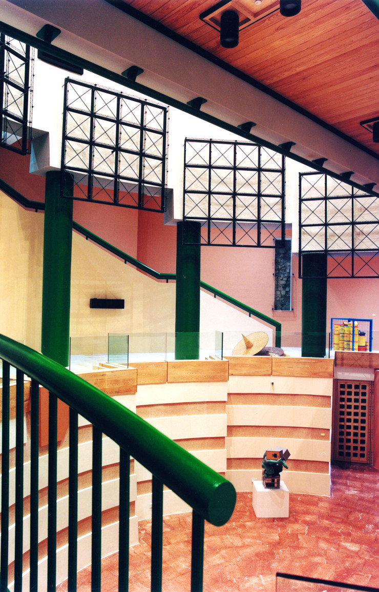 Espaces intérieurs du Saint James Cavalier Centre for Creativity, à La Valette (2000).