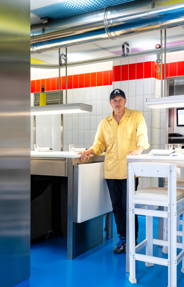 Dans son restaurant Sala de Despiece 1 (SDD1), l’inclassable chef et créateur de concepts gastronomiques, Javier Bonet.