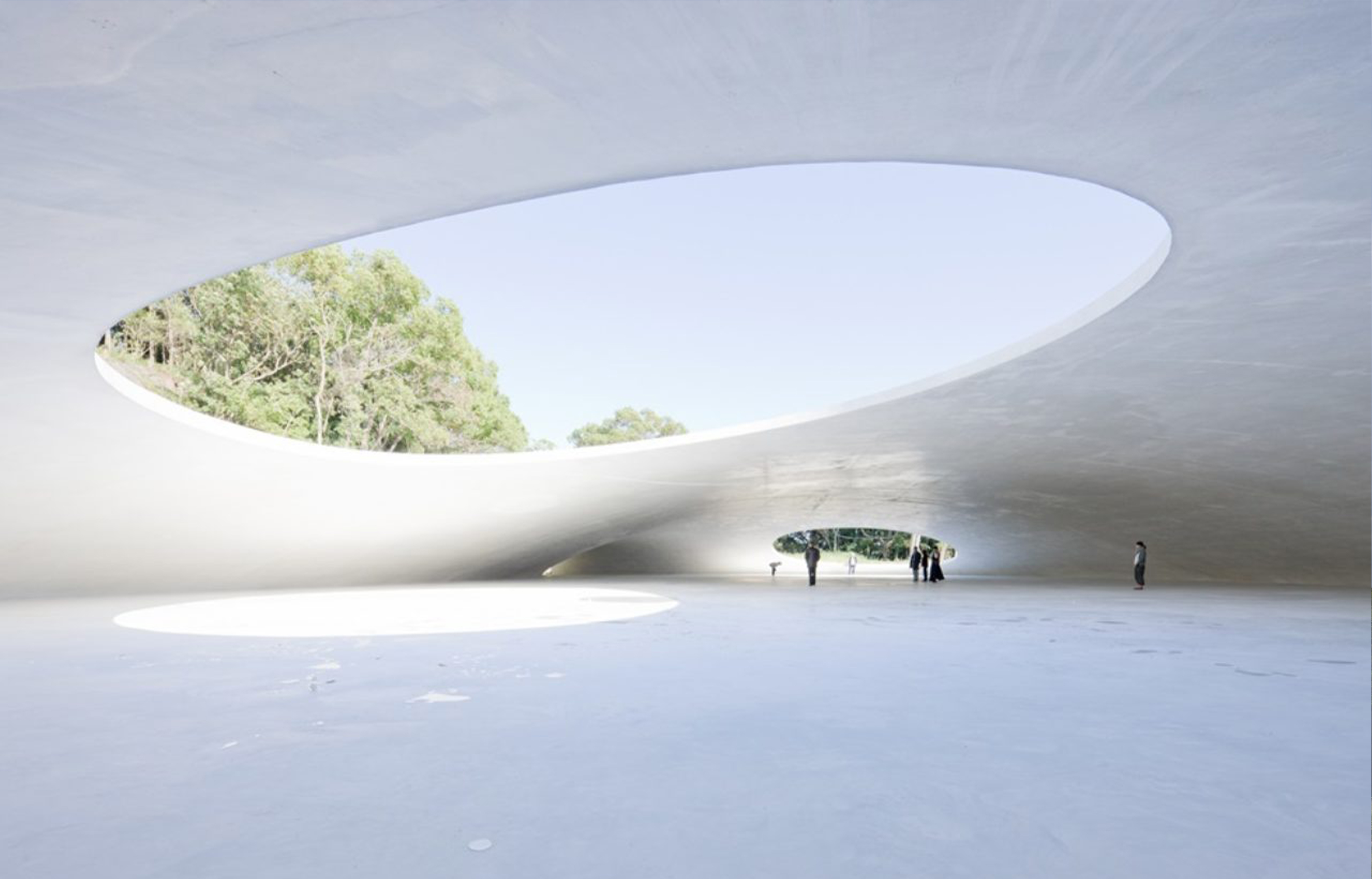 5 musées au design intersidéral - quand l’art s’expose dans des vaisseaux spatiaux - IDEAT - Teshima Art Museum