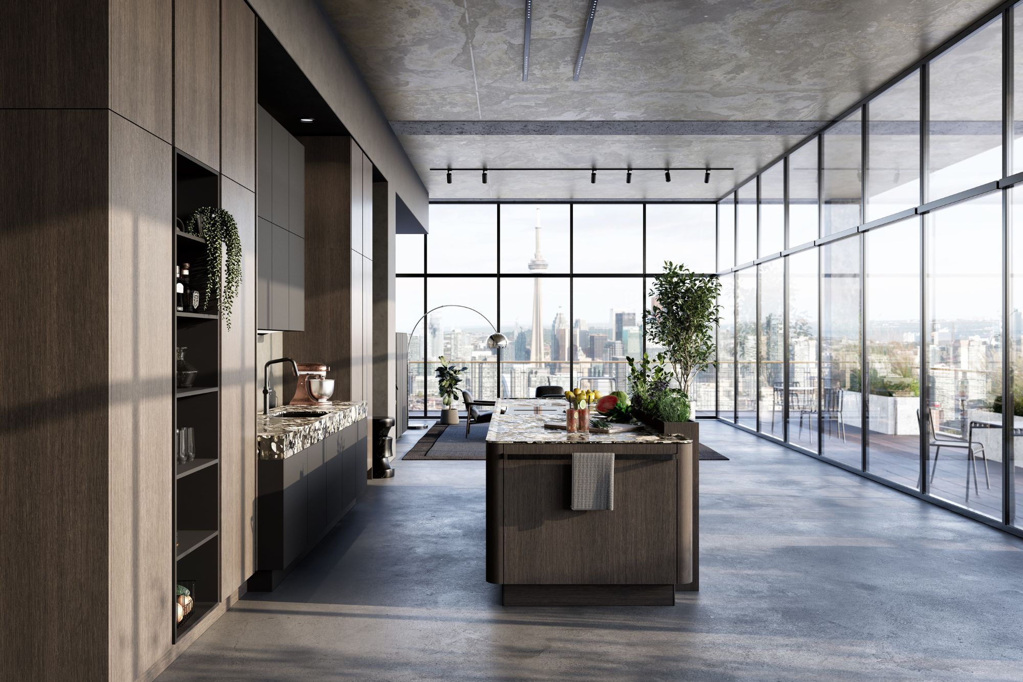 En cuisine, l’arrondi a toute sa place. Il peut polir un angle, adoucir une ligne, envelopper un îlot central, dessiner des paysages tout en courbes ou casser le rythme d’un plan de travail. De l’ampleur et de la bonhomie à revendre