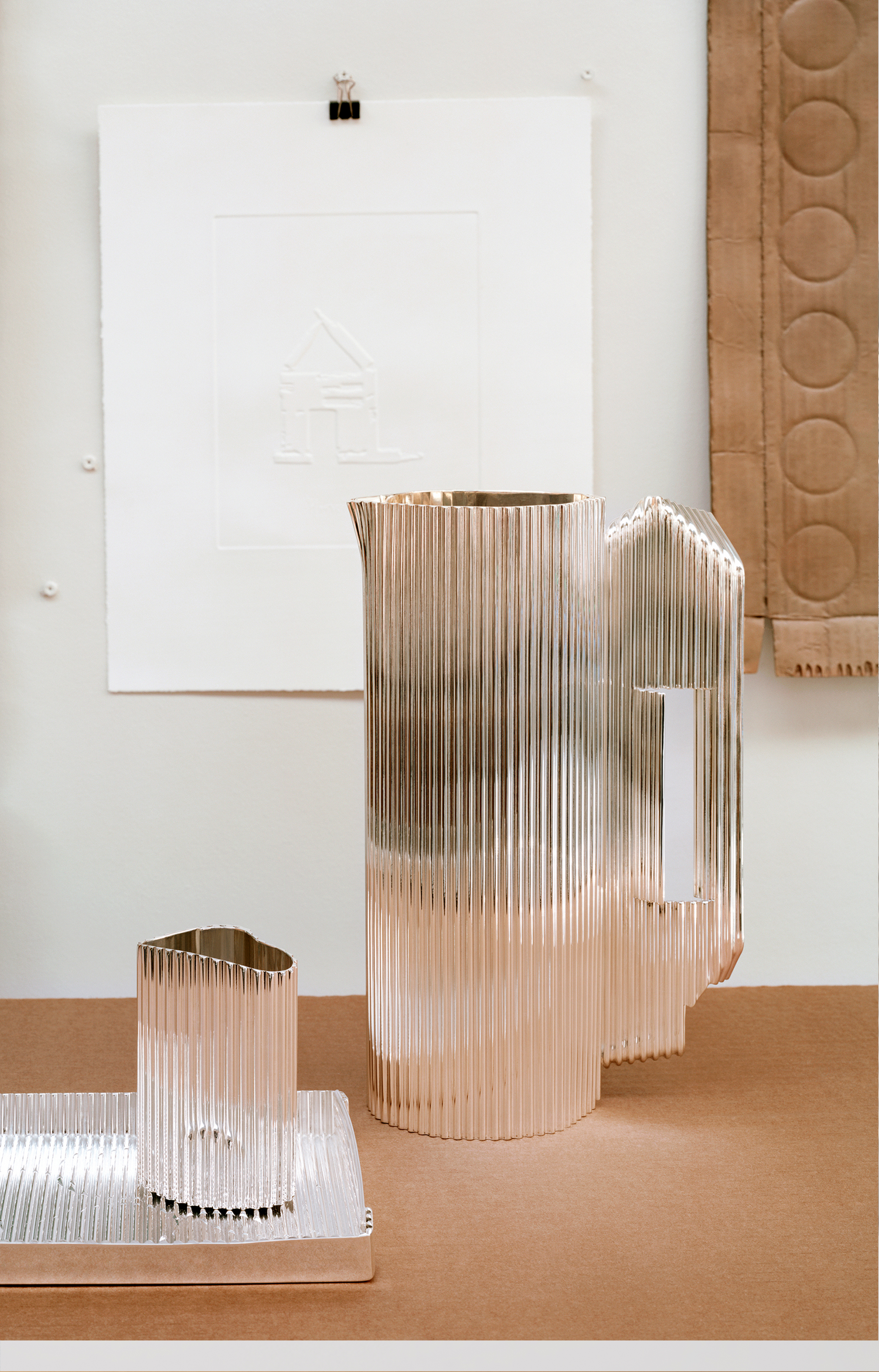Tendance - Carton ondulé, design affûté, le matériau modeste qui fait sensation - IDEAT - puiforcat_