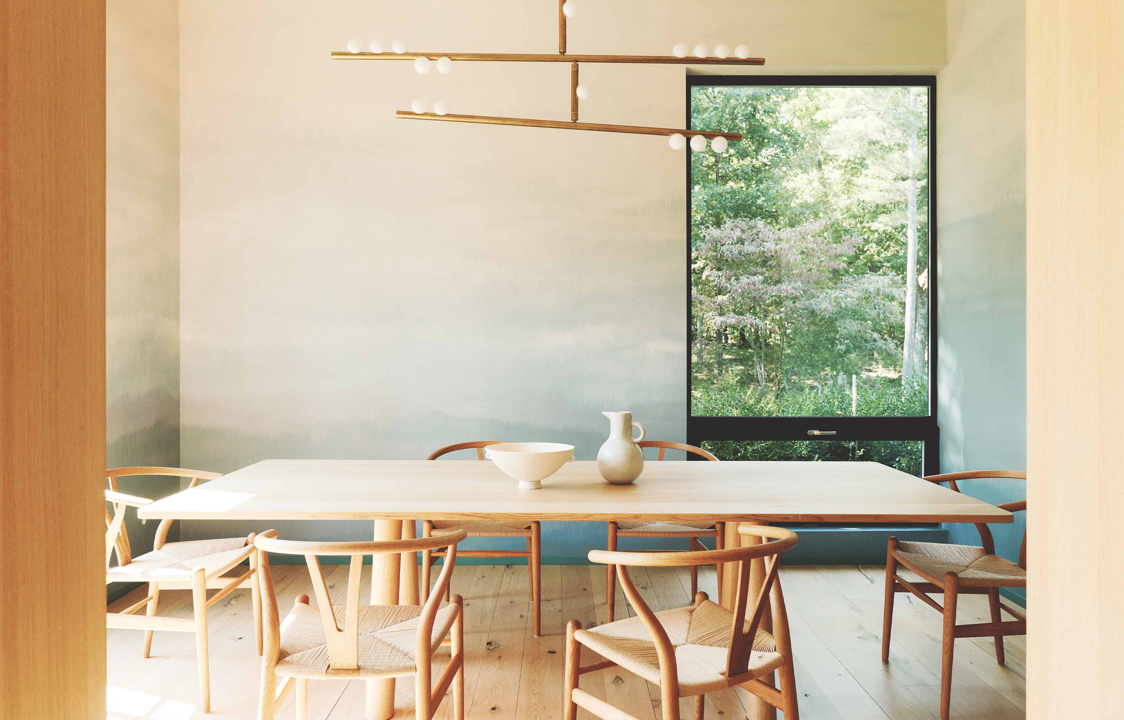 À Ghent, une maison de campagne où le design se met au vert