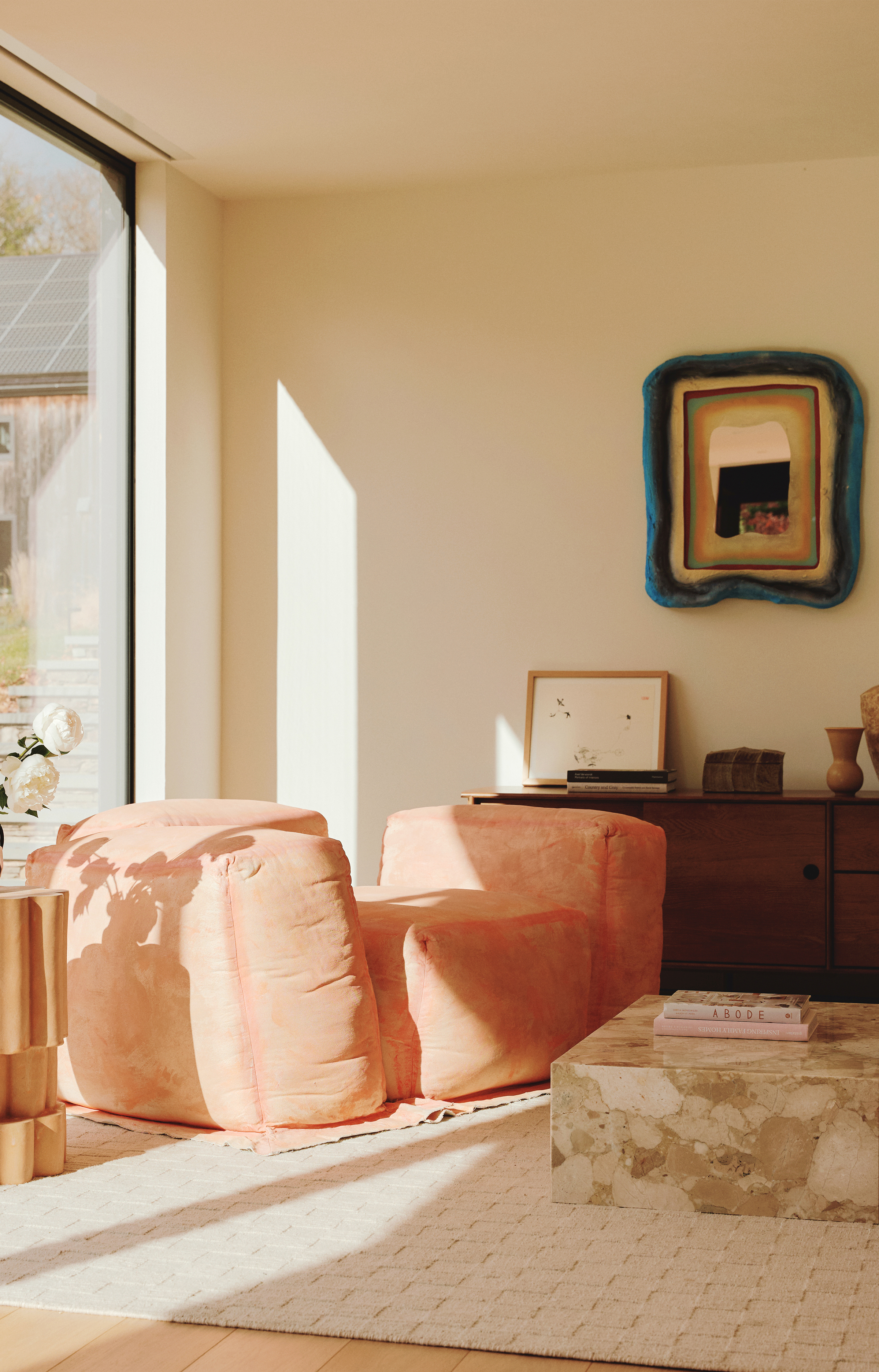 À Ghent, une maison de campagne où le design se met au vert