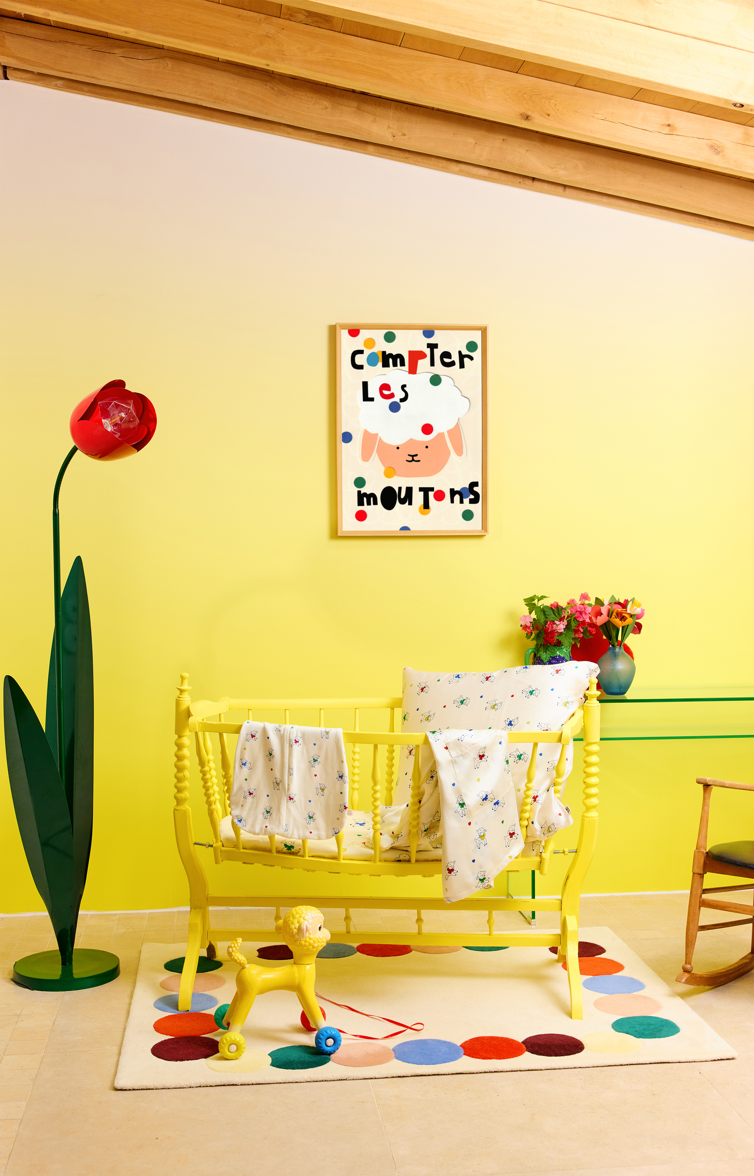 Shopping : une chambre d’enfant rétro pop aux couleurs vitaminées